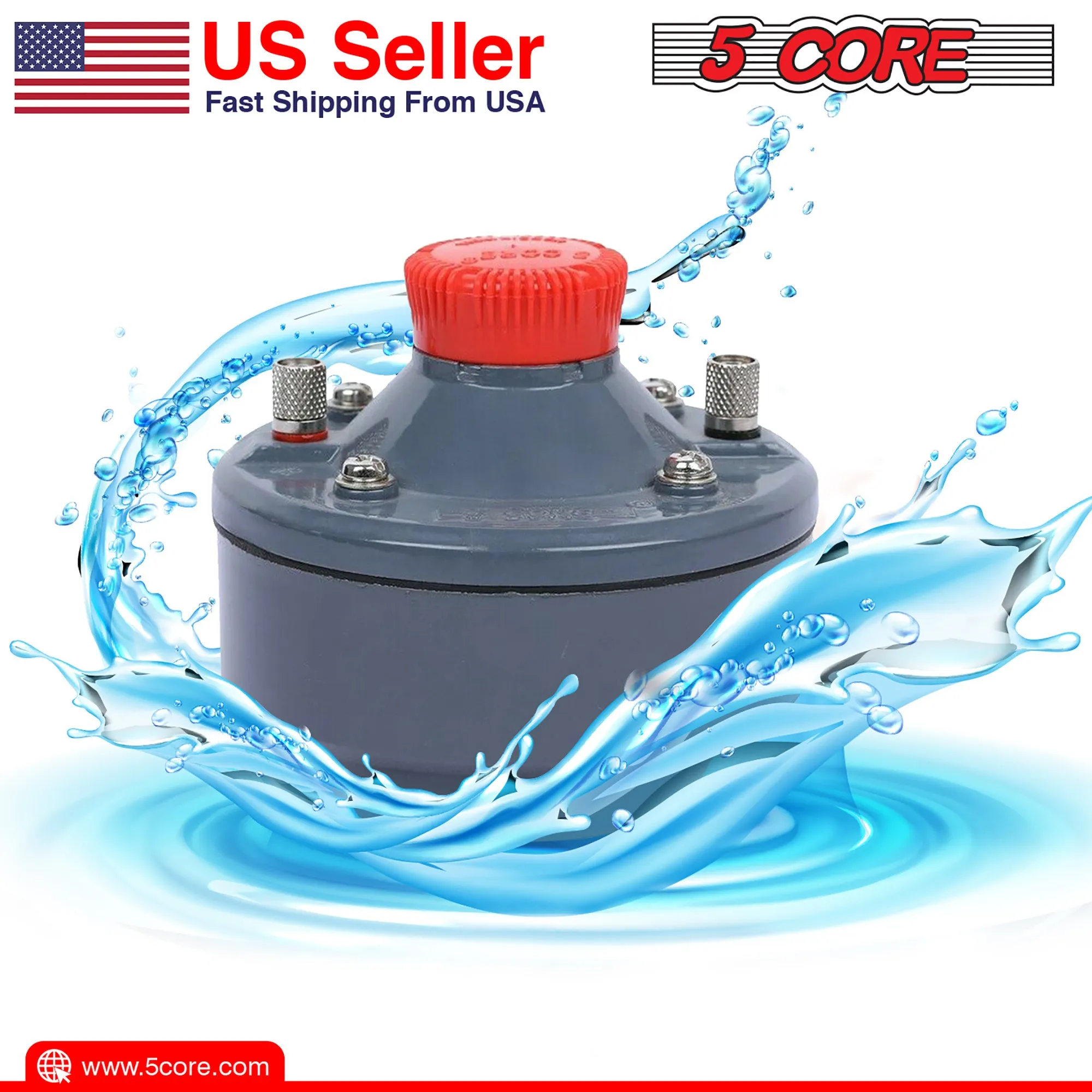 5 Core Compression Driver 500W Peak Aluminium Tweeter Diaphragm