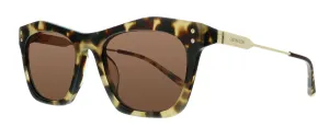 Calvin Klein CK20700S 244 Khaki Tortoise Modified Rectangle Sunglasses