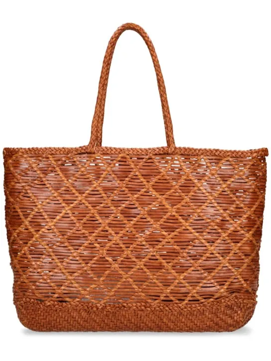 Dragon Diffusion   Corso Weave leather top handle bag 