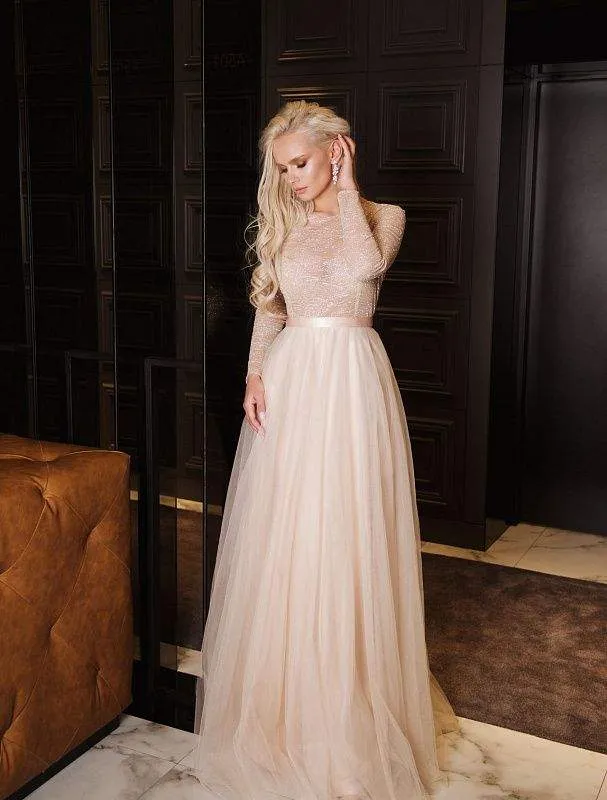 Dutch Creme Evening Dress