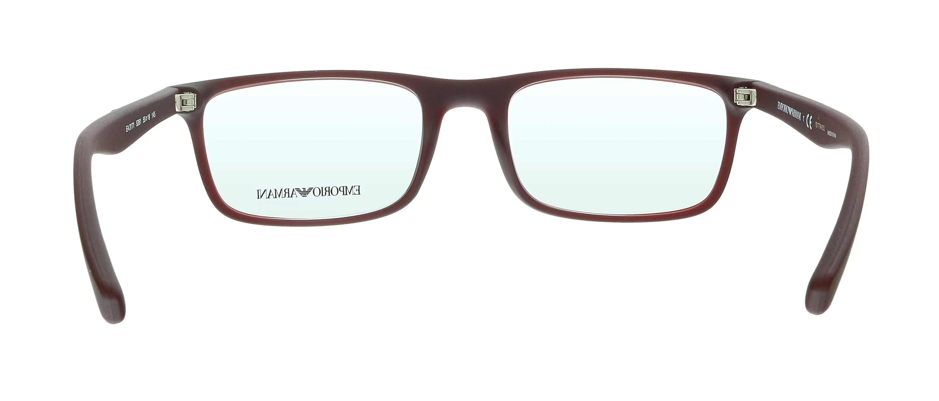 Emporio Armani 0EA3171 5261 Burgundy  Rectangle Eyeglasses
