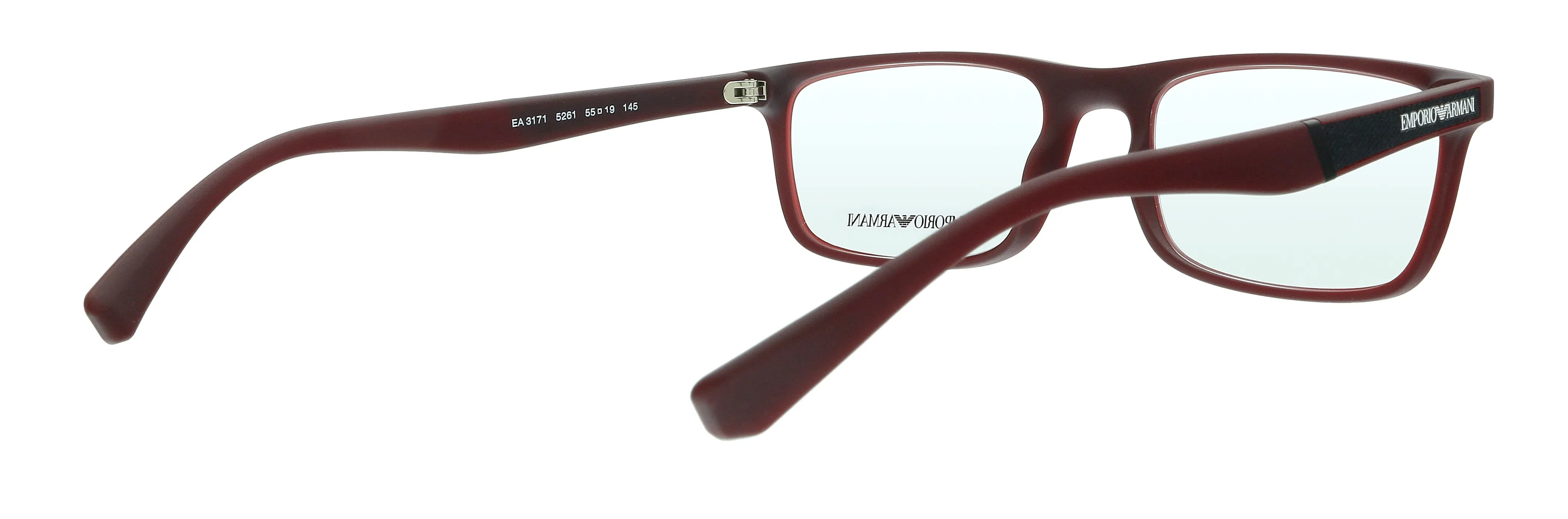 Emporio Armani 0EA3171 5261 Burgundy  Rectangle Eyeglasses