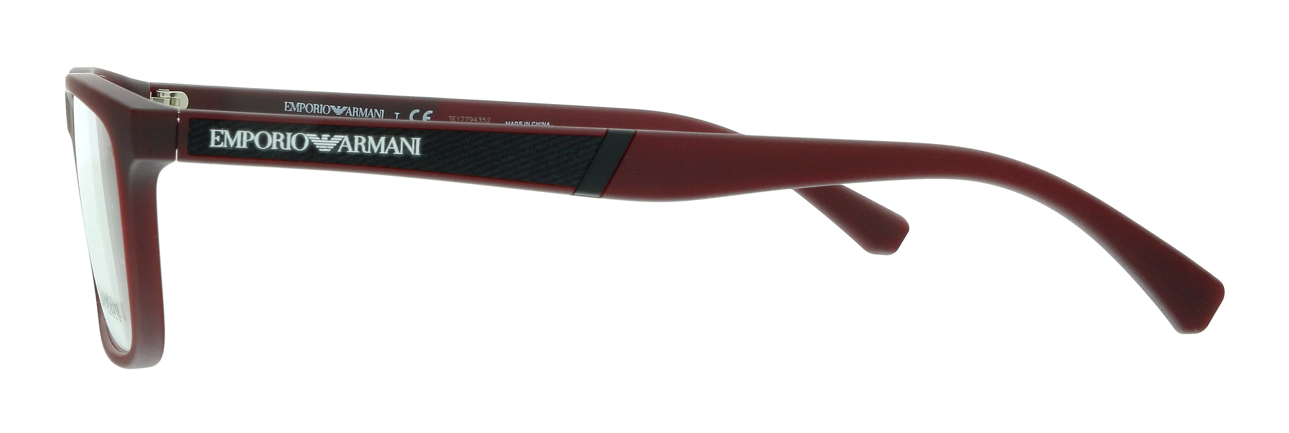 Emporio Armani 0EA3171 5261 Burgundy  Rectangle Eyeglasses