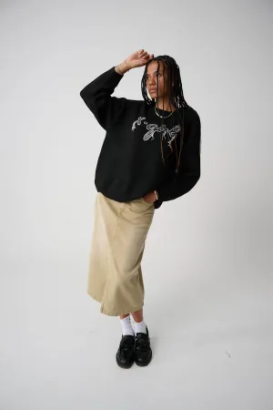 GORDON MIDI SKIRT - Taupe