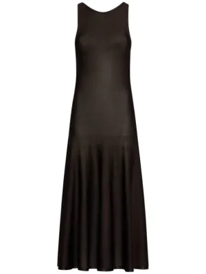 Khaite   Hencil viscose midi dress 