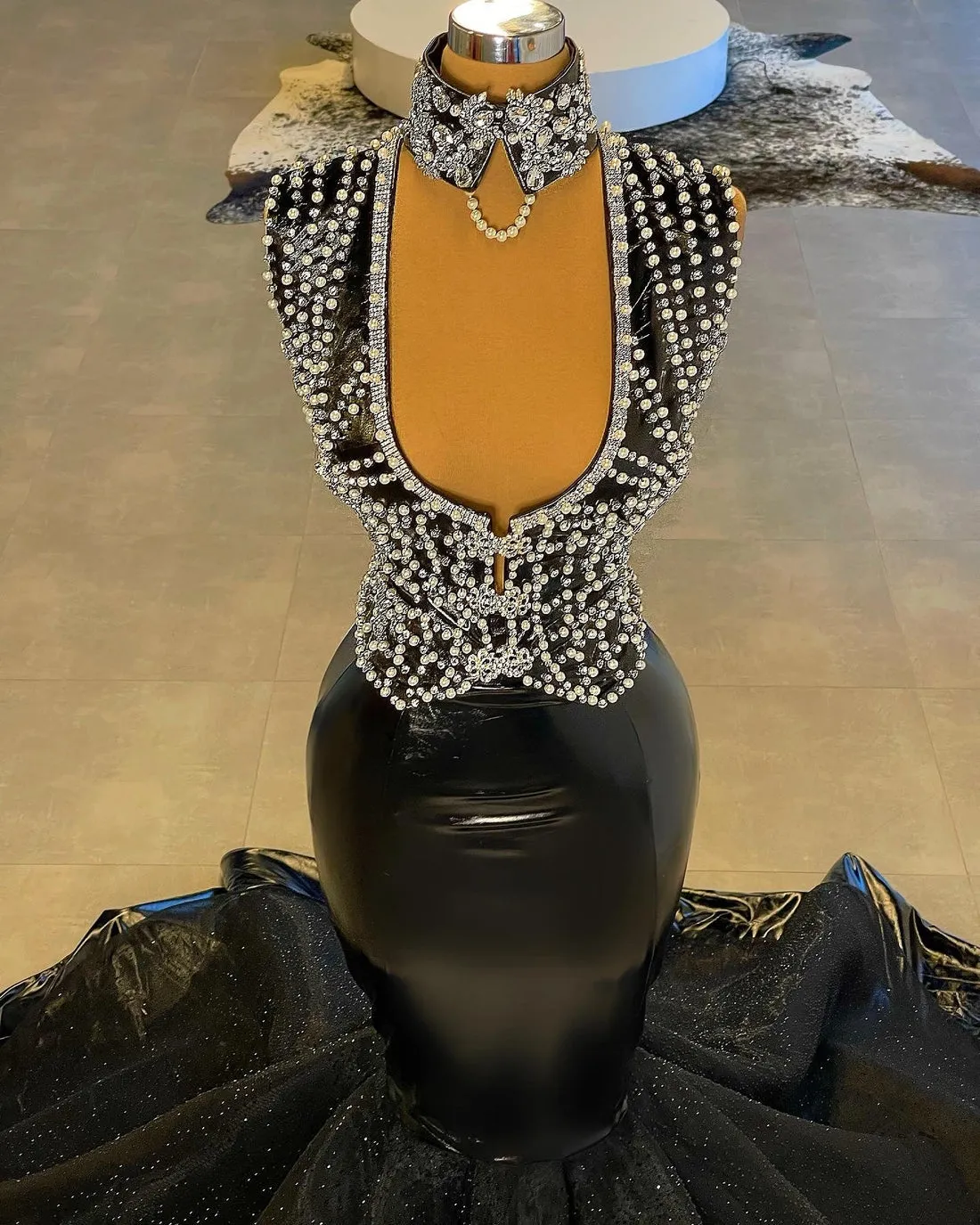 Mae Beautiful Black Evening Dress