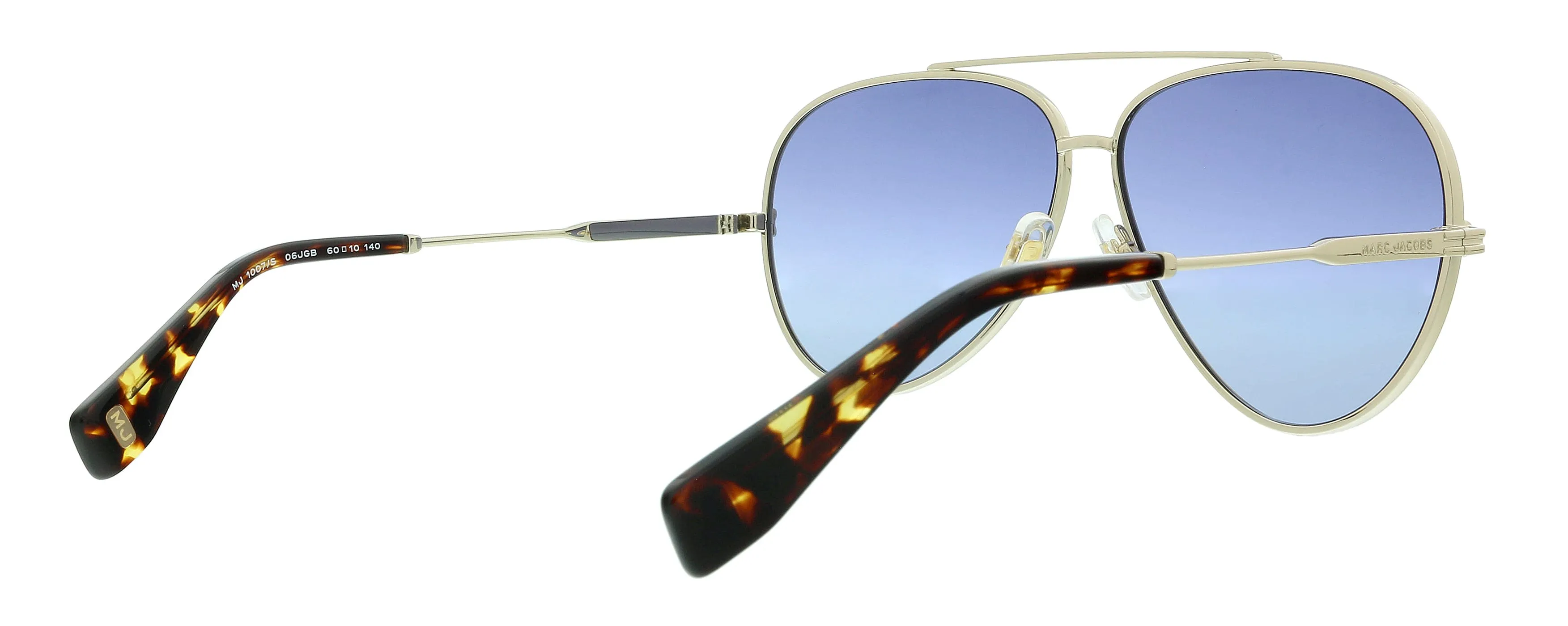 Marc Jacobs MJ 1007/S GB 006J Gold Havana Aviator Sunglasses