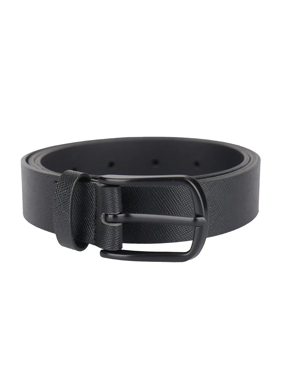 Men's Sleek Black Belt IA518