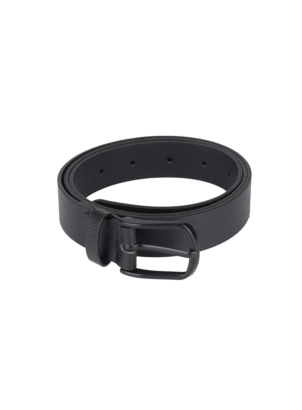 Men's Sleek Black Belt IA518