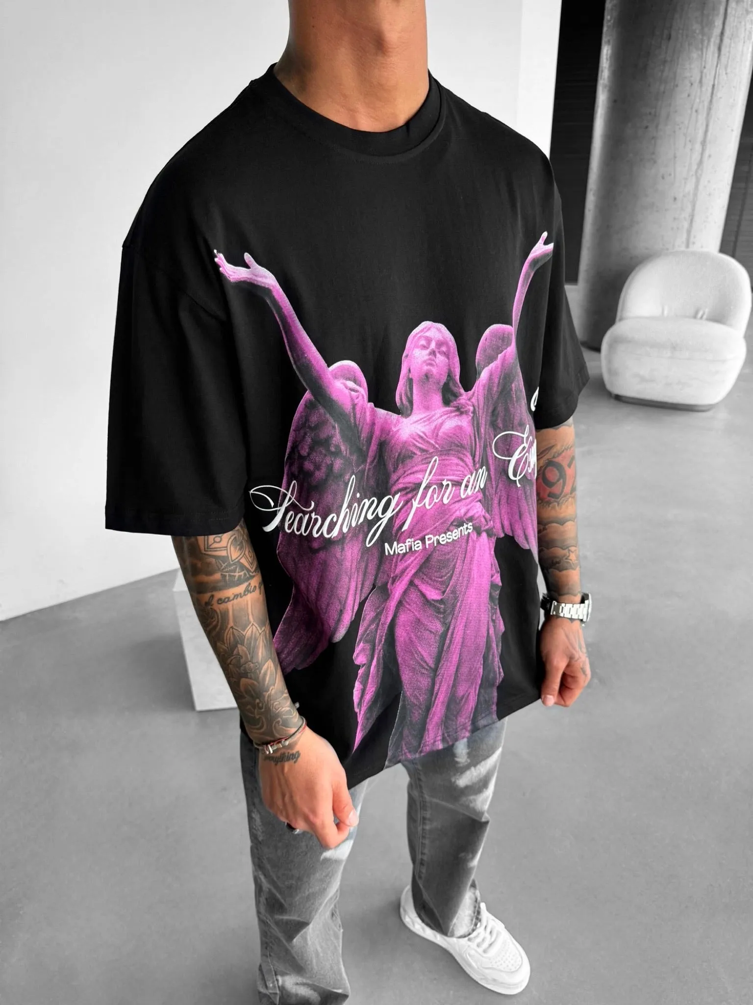 Oversize Escape T-shirt - Black