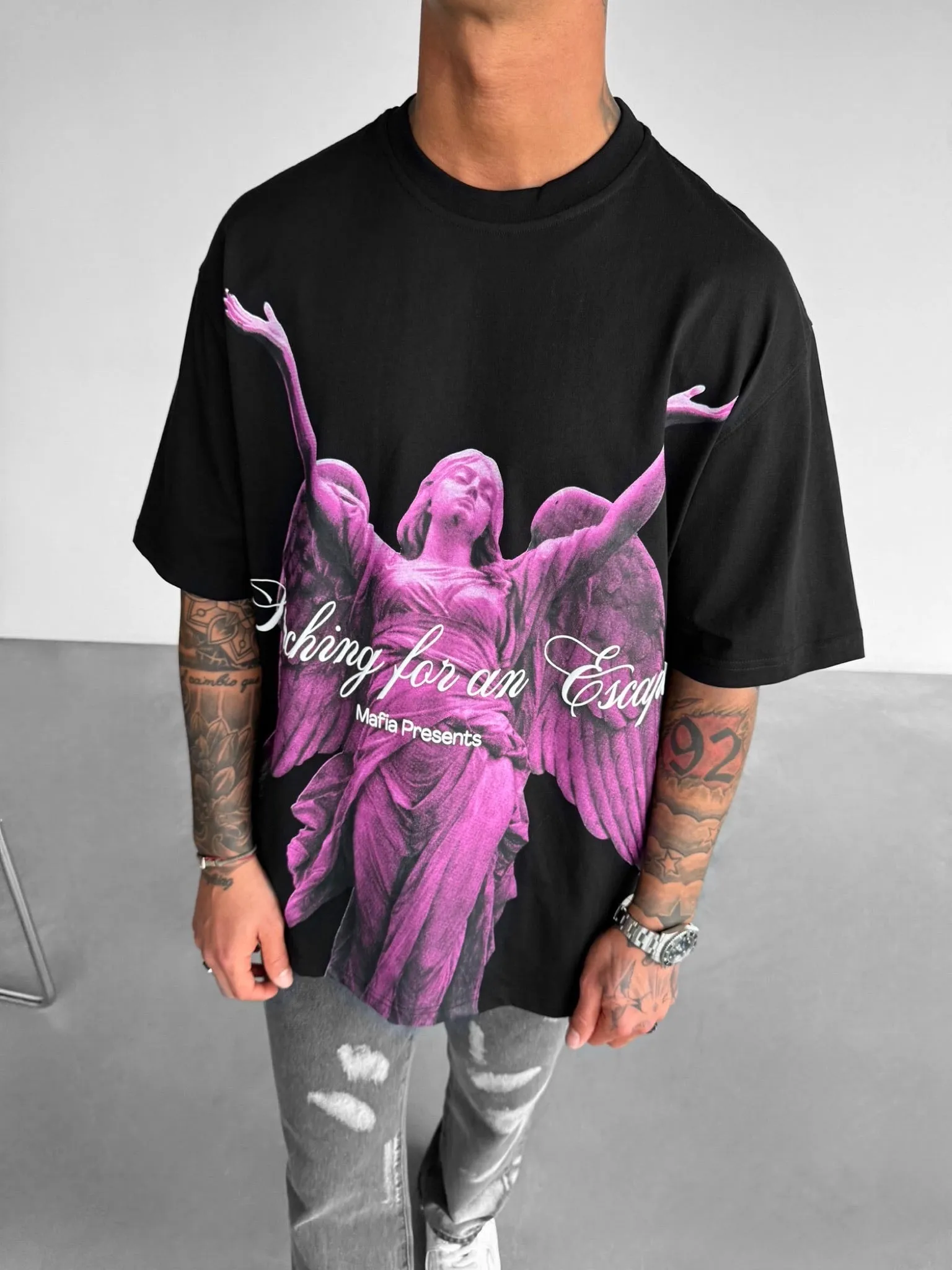 Oversize Escape T-shirt - Black