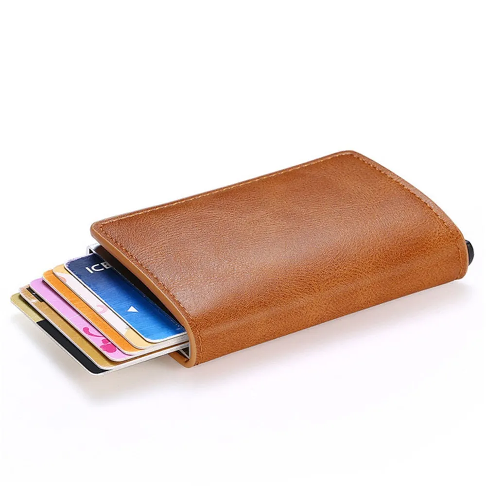 Pocket Sleek™ - Minimalist RFID Blocking Pop Up Card Wallet
