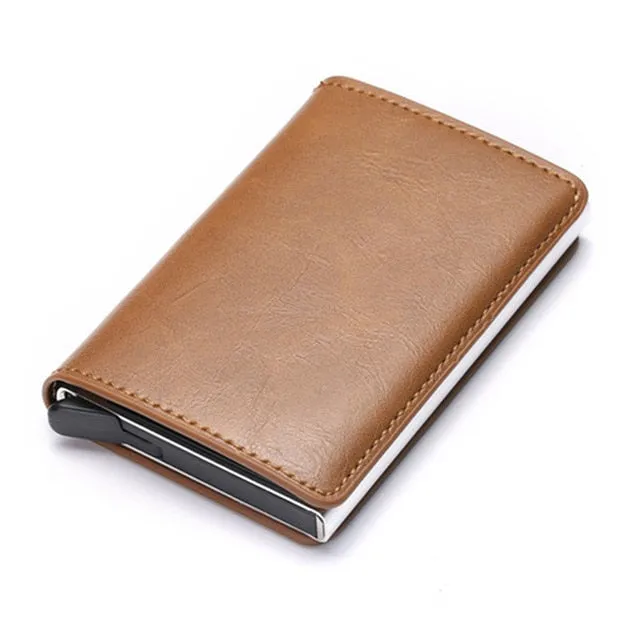 Pocket Sleek™ - Minimalist RFID Blocking Pop Up Card Wallet