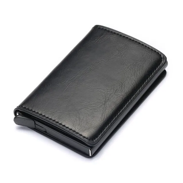Pocket Sleek™ - Minimalist RFID Blocking Pop Up Card Wallet