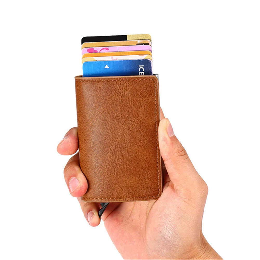 Pocket Sleek™ - Minimalist RFID Blocking Pop Up Card Wallet