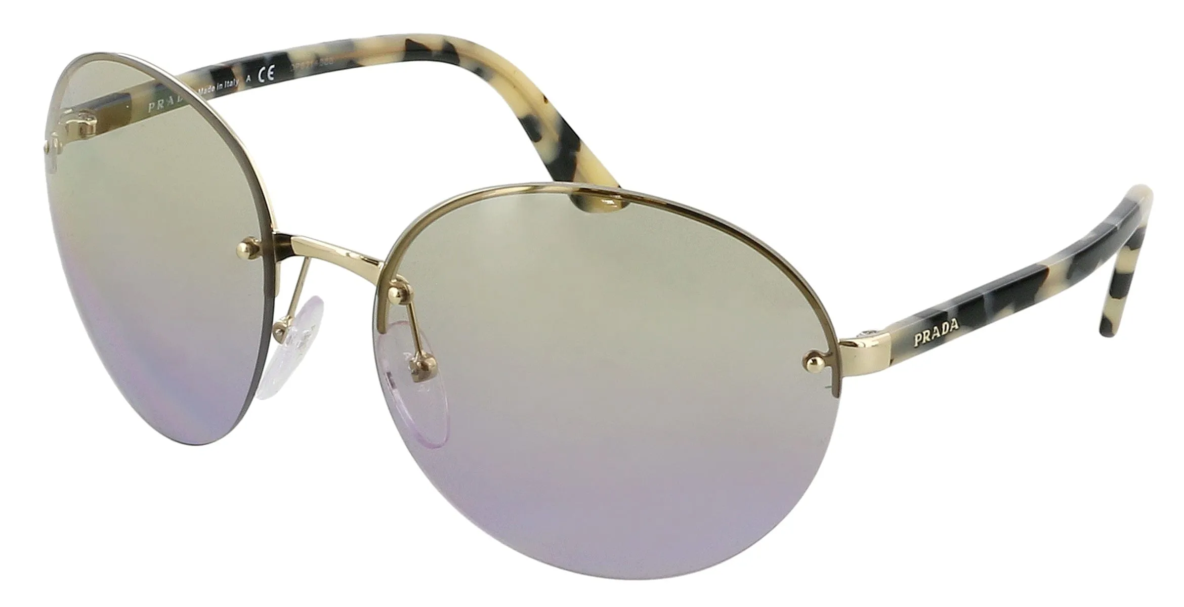 Prada 0PR 68VS HERITAGE ZVN757  Round Sunglasses