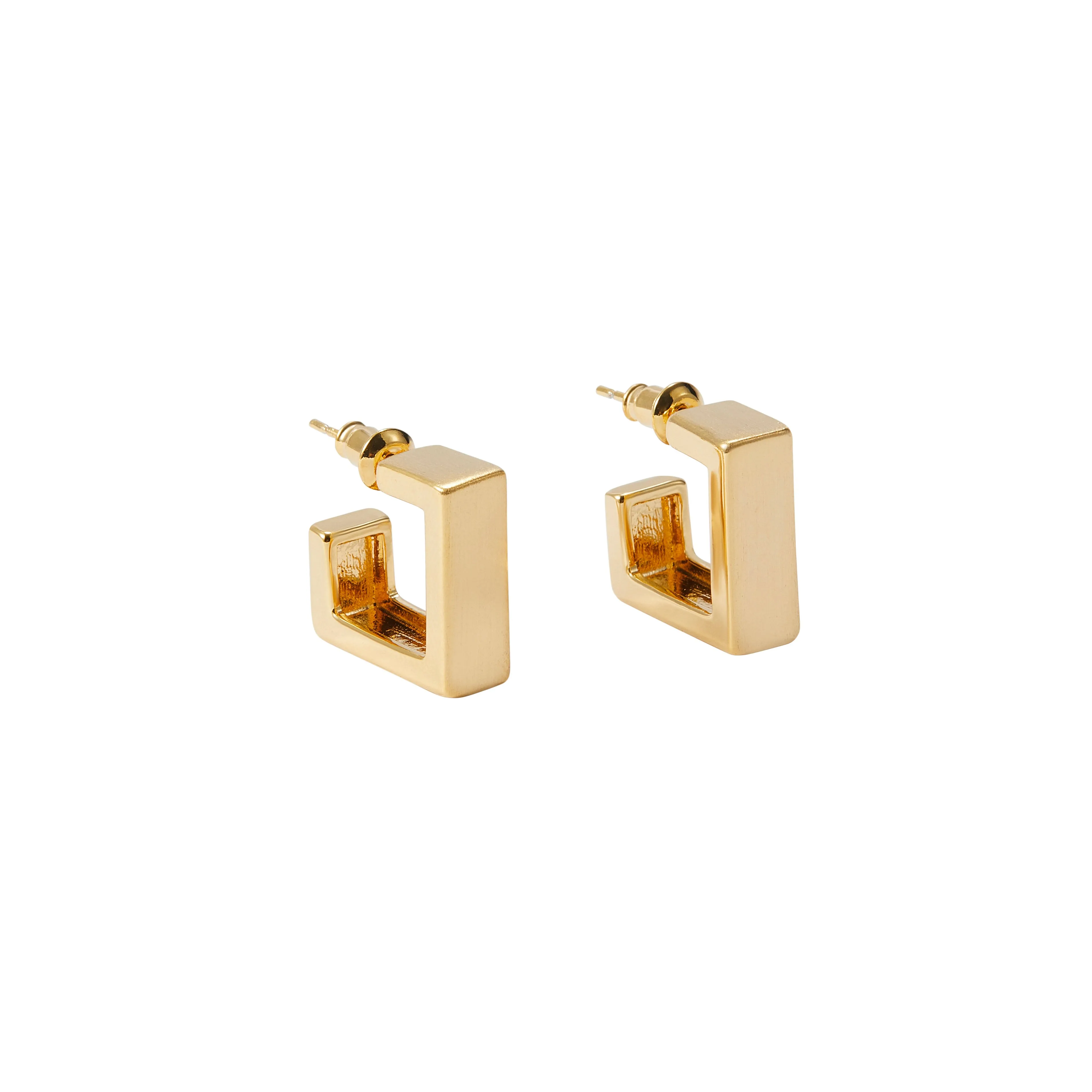 Sleek Matte Finish Stud Earrings