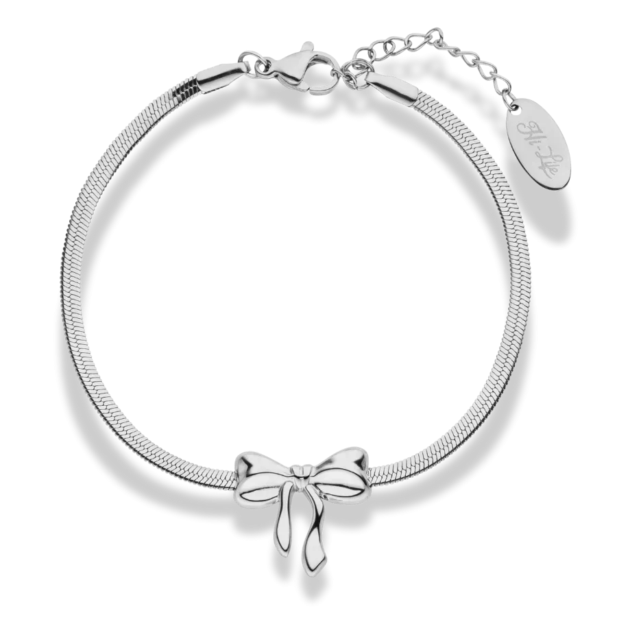 Sleek Ribbon Armband 14K Vergoldet