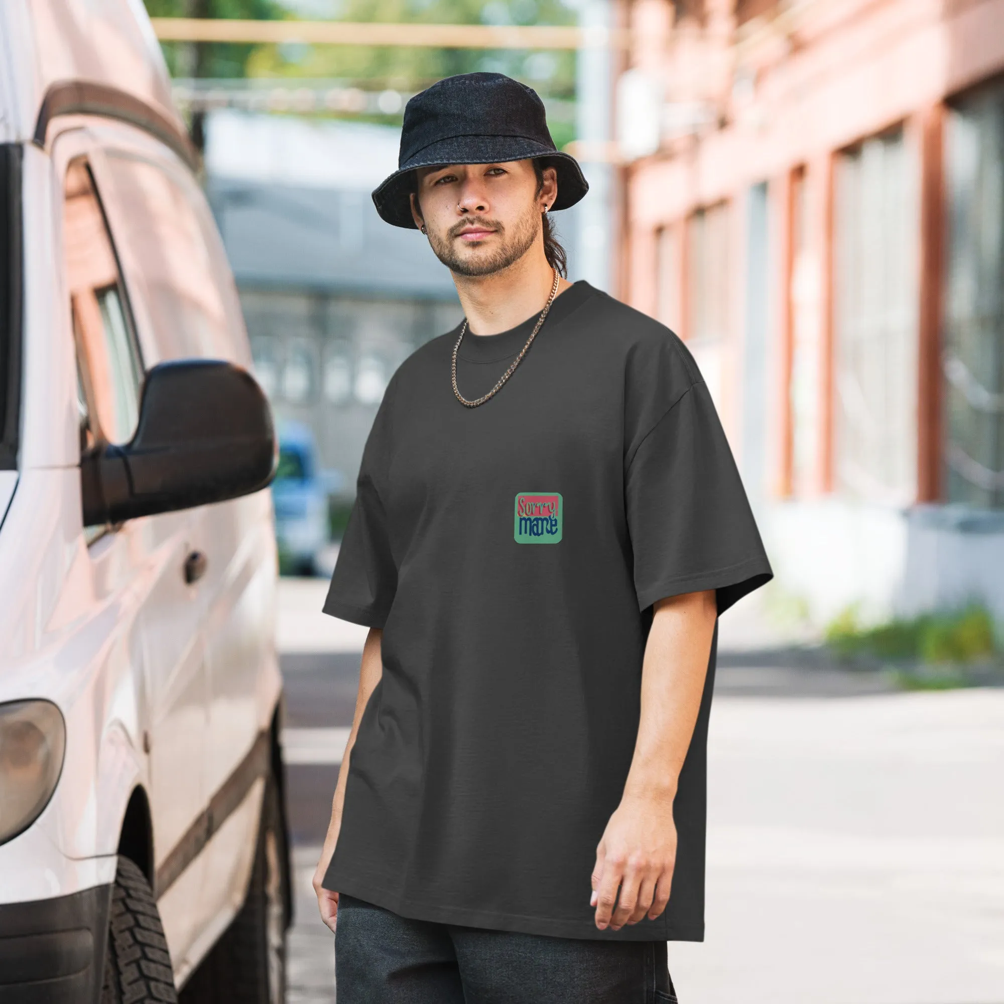 SorryMadre | street art is... | Oversized faded t-shirt