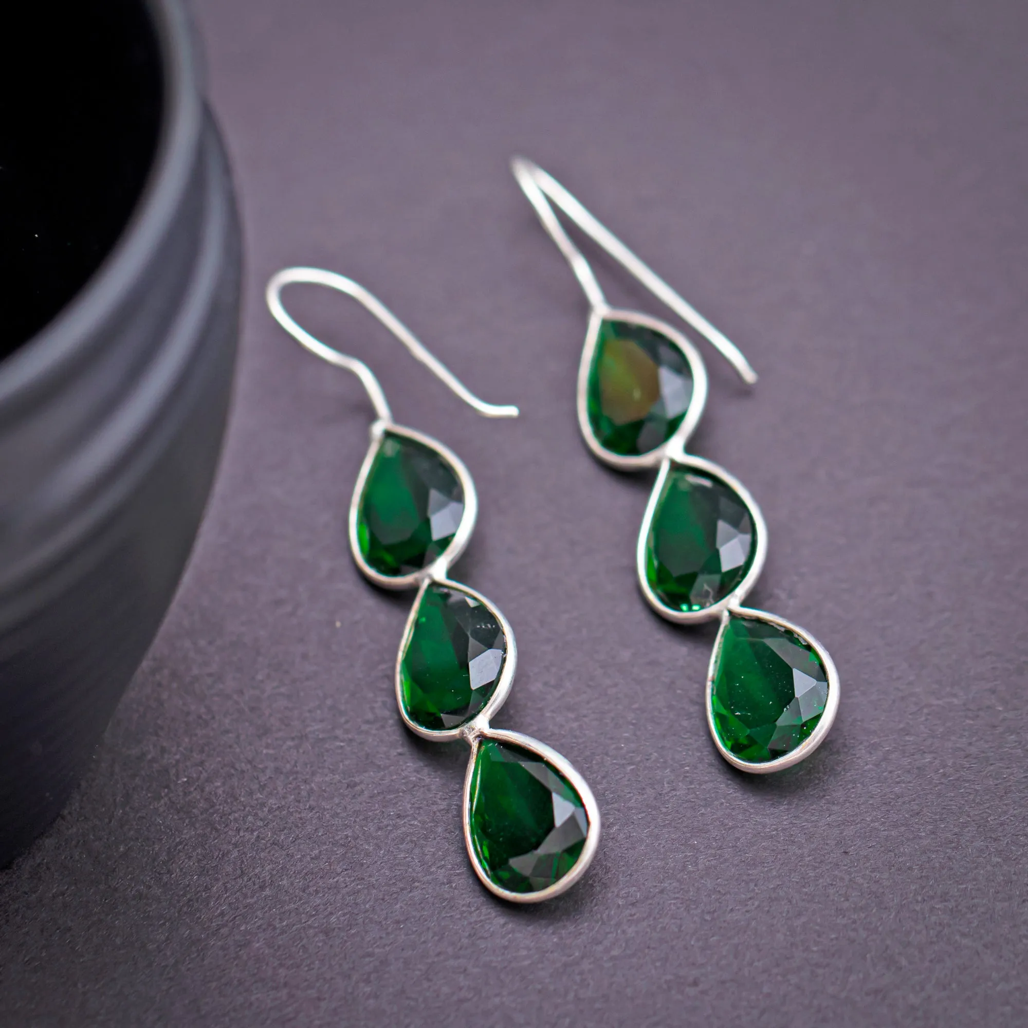 Sukkhi Sleek Oxidised Drop Earring for Women