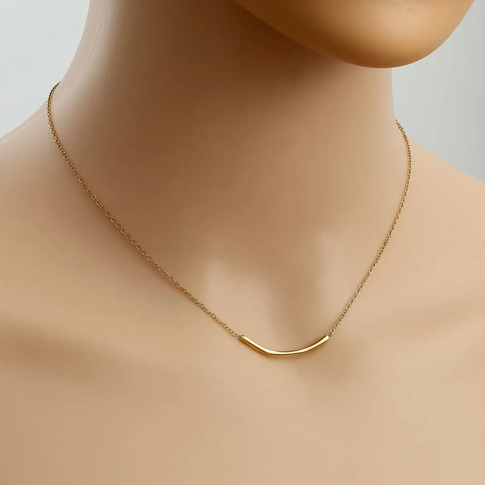 Tiny Sleek Meltdown Armband 14K Vergoldet