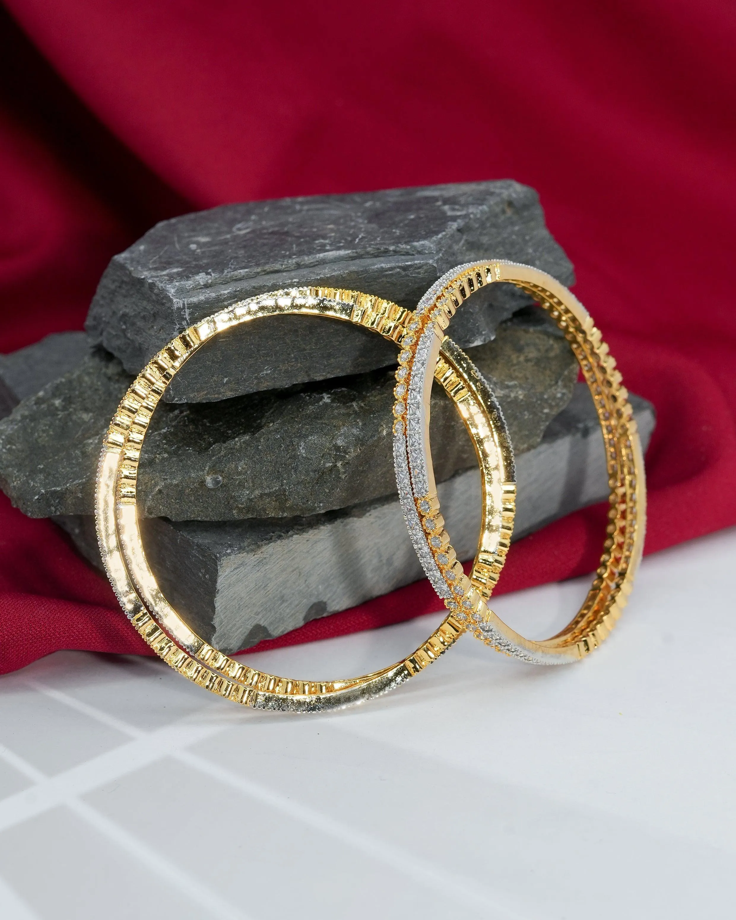 Zevarly Rajeshwari Designer Sleek 4Pc Bangles Set
